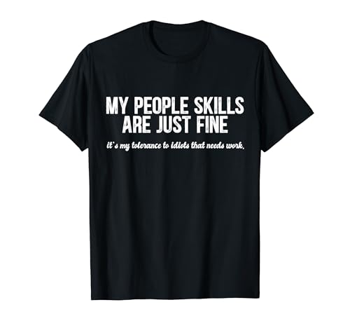 Sarcasm Skillset Tee Sarcasm Joke Adults Men Women T-Shirt