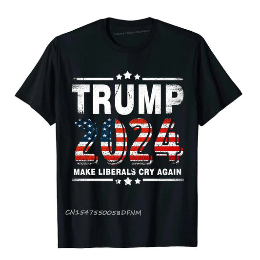 "Trump 2024" T-Shirt - Make Liberals Cry - Premium Cotton